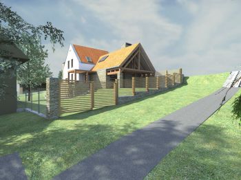 Detached house modification in Csopak (2)