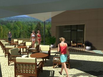 Castle hotel extention in Bükkösd (4)