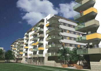 Sport and residential complex in Népfürdő street (2)