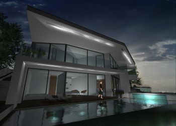 Magas út családi villa tanulmányterv (10)