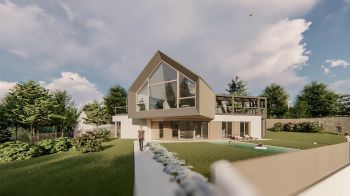 Budakeszi, Kelta köz családi ház tanulmányterv (2)