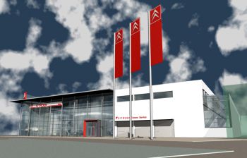 Citroen showroom in district 17. - Apartment buildings  vicces pólók